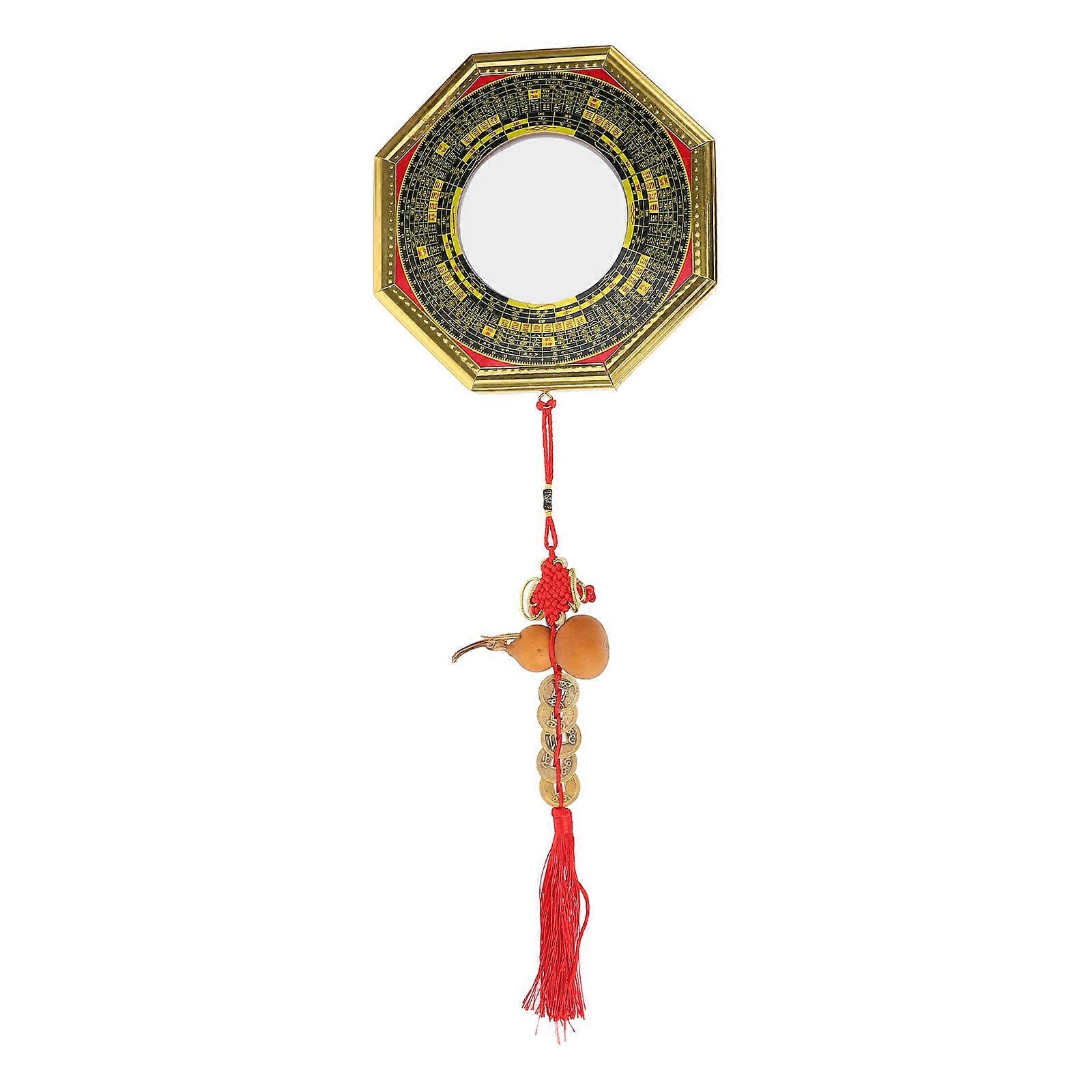 Eight Diagrams Convex Bagua Mirror for Home Use Chinese Style Decoration