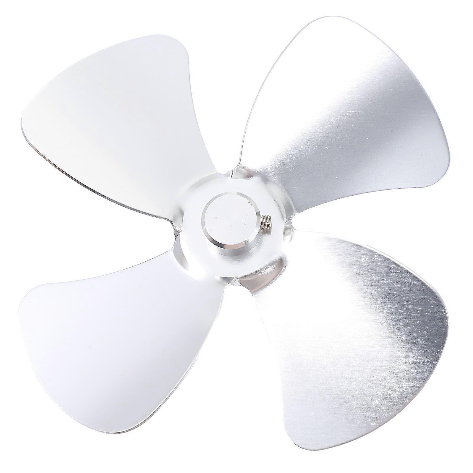 Silent Heat Powered Fan for Fireplace Use Made of Aluminium Alloy Silver 4 Design