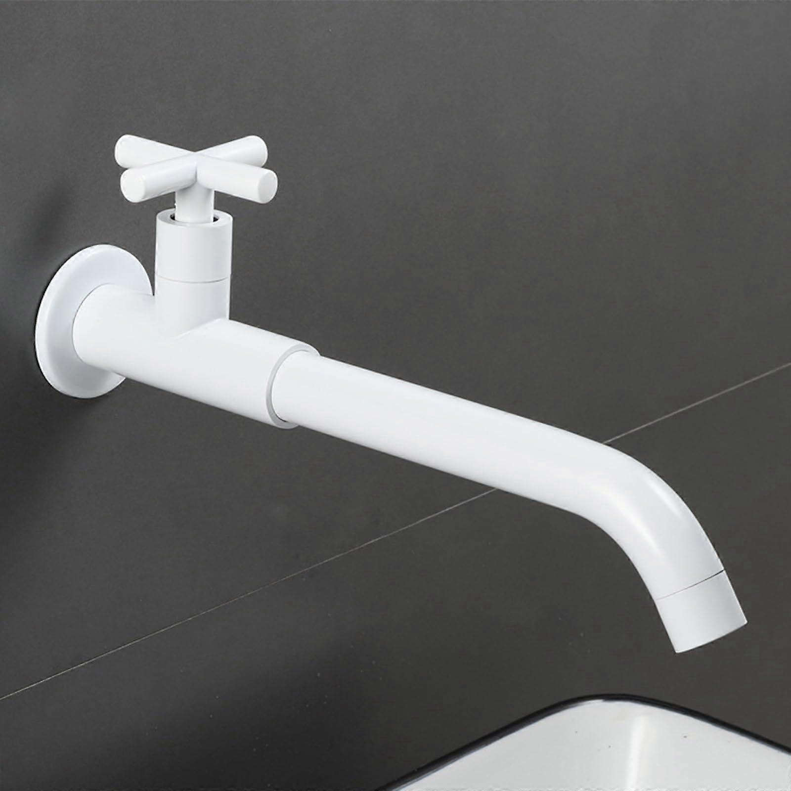 Cold water faucet wallmounted basin tapping cross handle taps for bathroom basin gold, 23 cm
