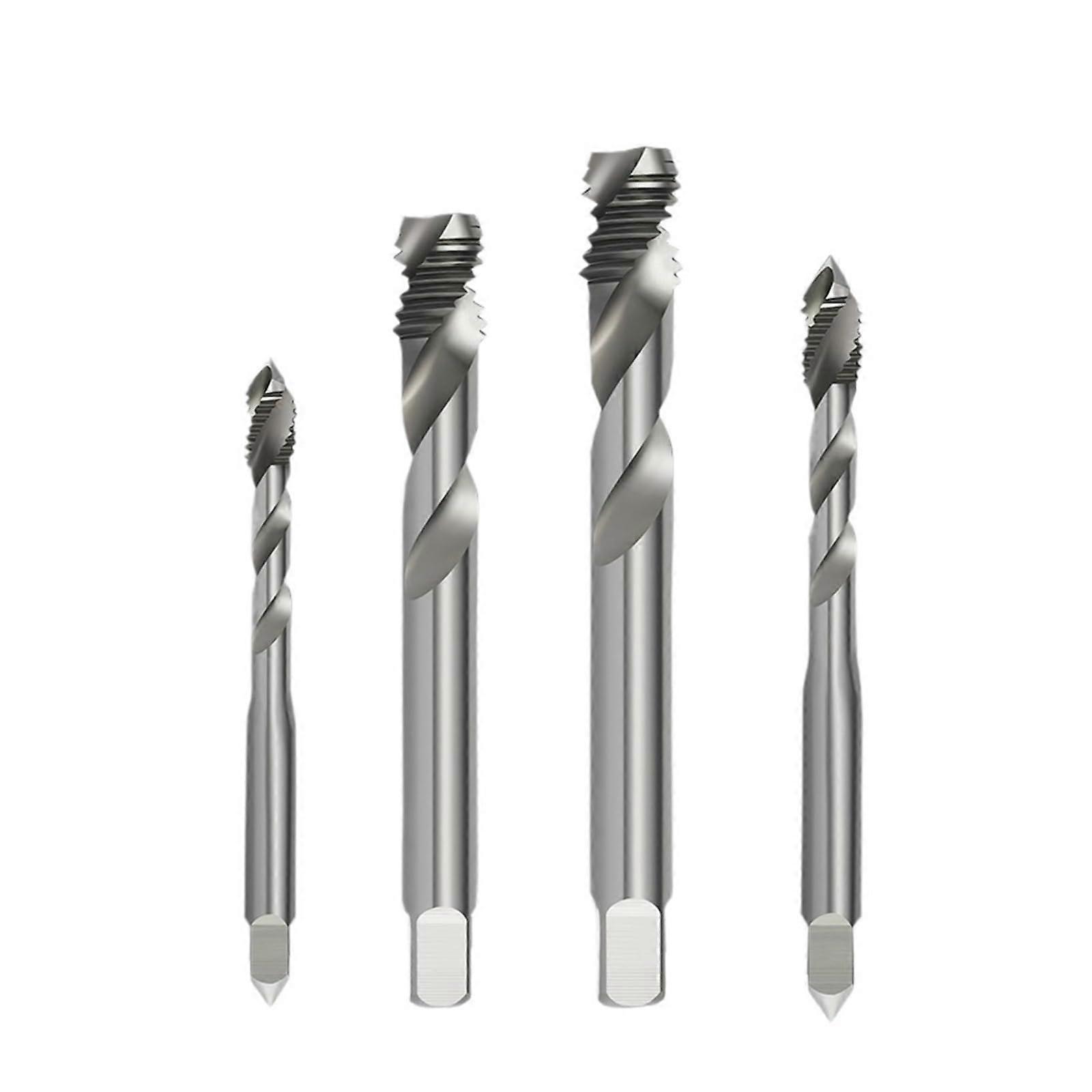 Metric HSS Spiral Groove Tap for Aluminum and Nonferrous Metal Processing Blind Holes M2 M3 M4 M5 M6 M8 M10 M12 Screw (M6) 1 pc M6