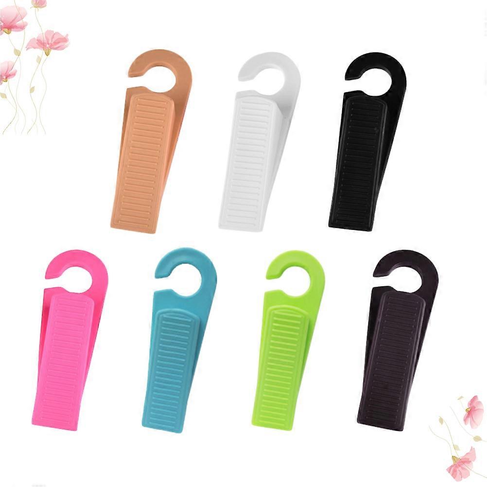 5pcs Toddlers Safety Door Blocks PVC Resistant Door Stopper Shield Finger Protector Random Color