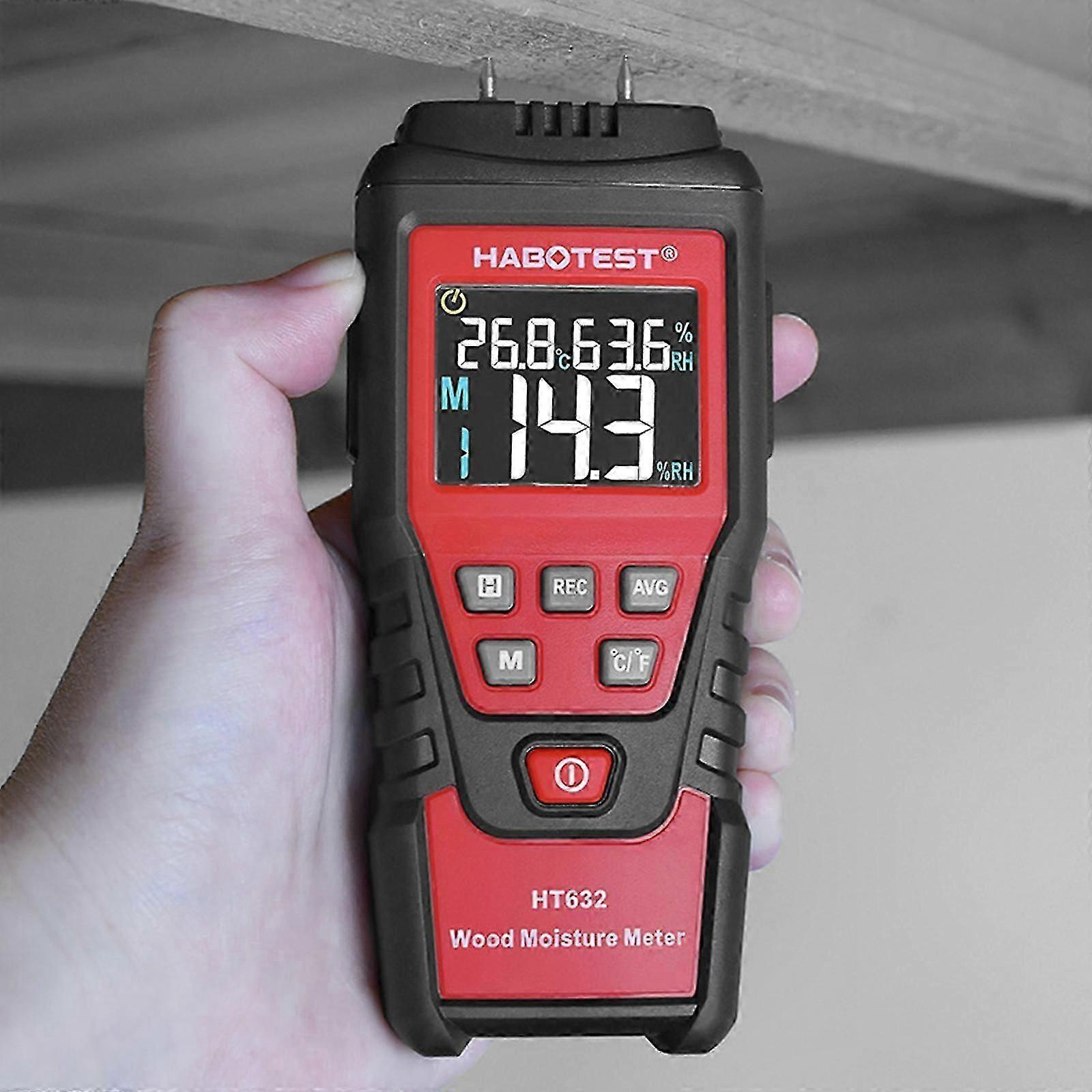 Pin-Type Digital Moisture Meter for Wall Water Leak Detection