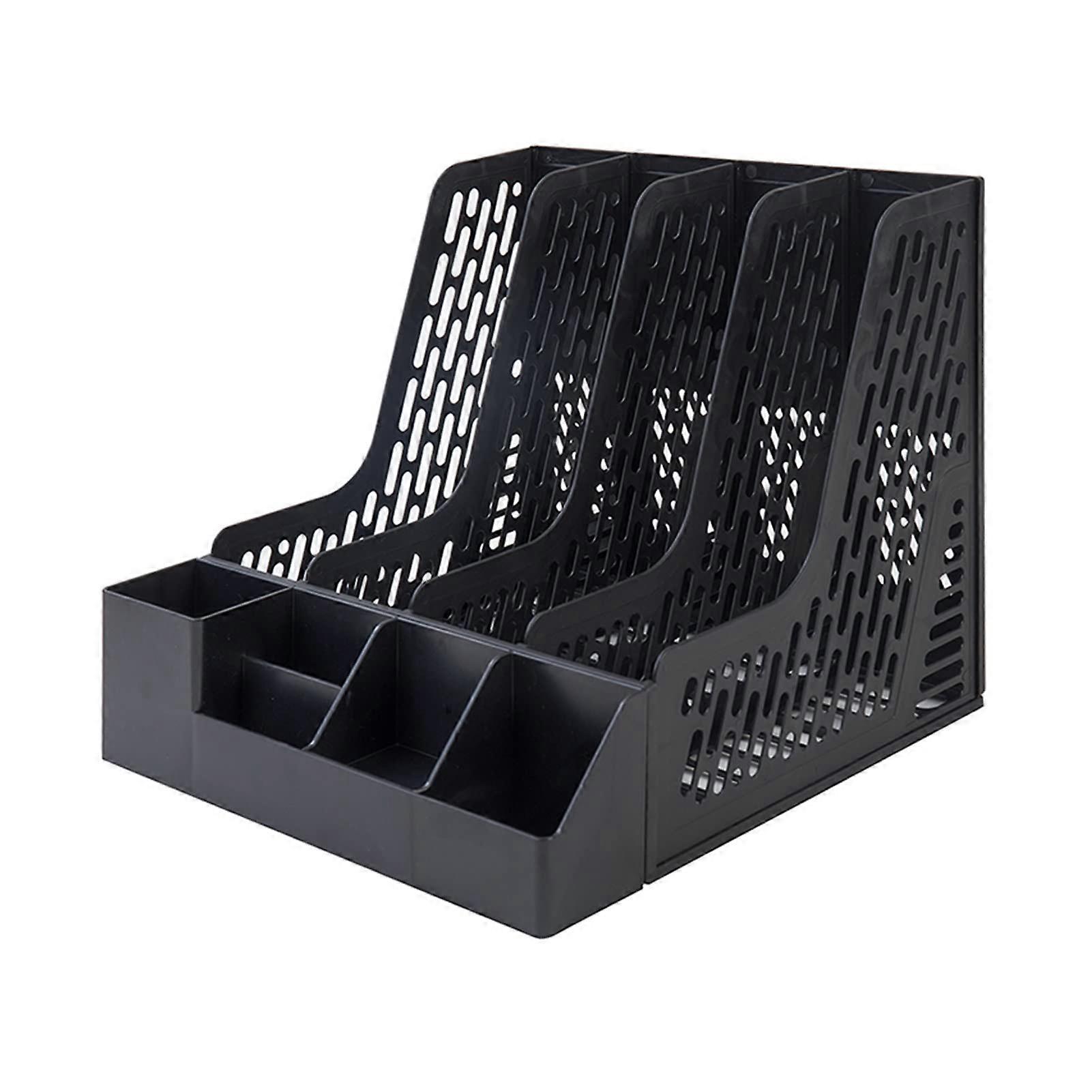 Aktenregal File Organizer And Desktop Office File Rack, Thickened File Box, Data Storage Box, Basket, Bookcase B_2