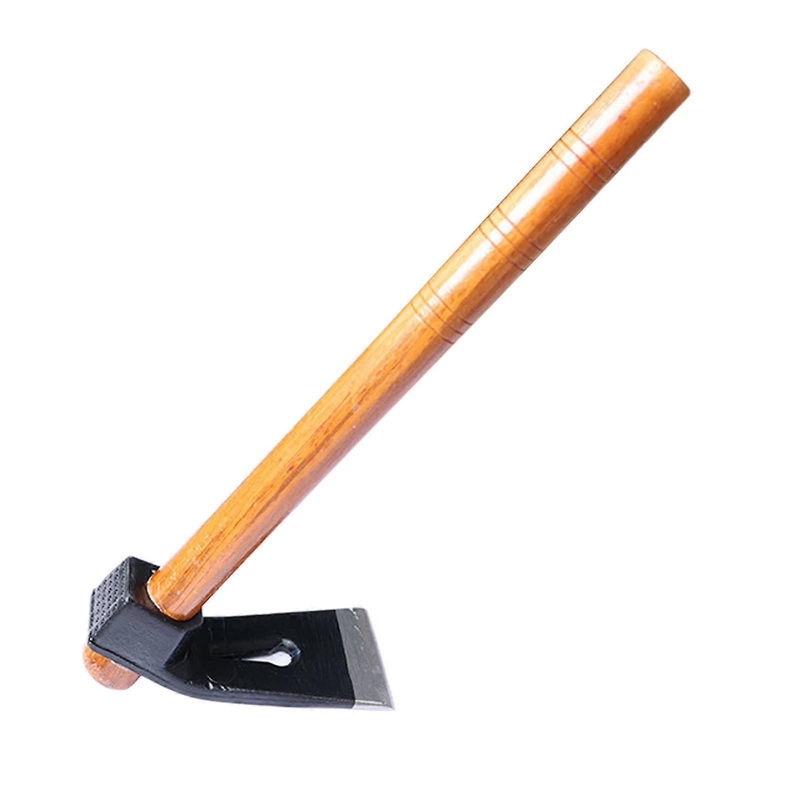 Garden Hoe Wooden Handle Hand Weeder Weed Puller Garden Tool Set For Weeding Backyard And Soil Loosening X-Large Head