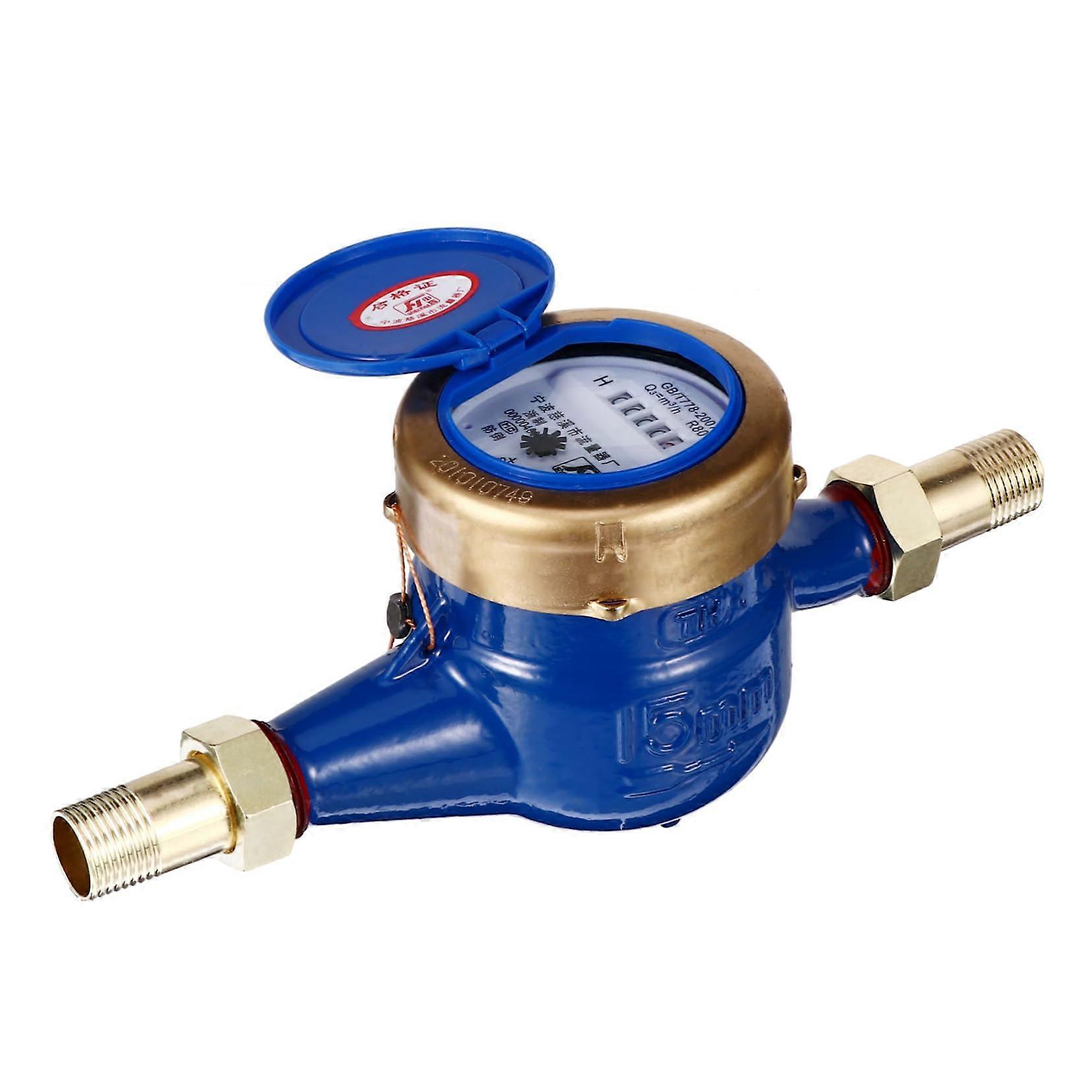 DN15 Measuring Tool Digital Tap Water Meter Single Water Meter Dn15 Water Meter Efficient Home Use