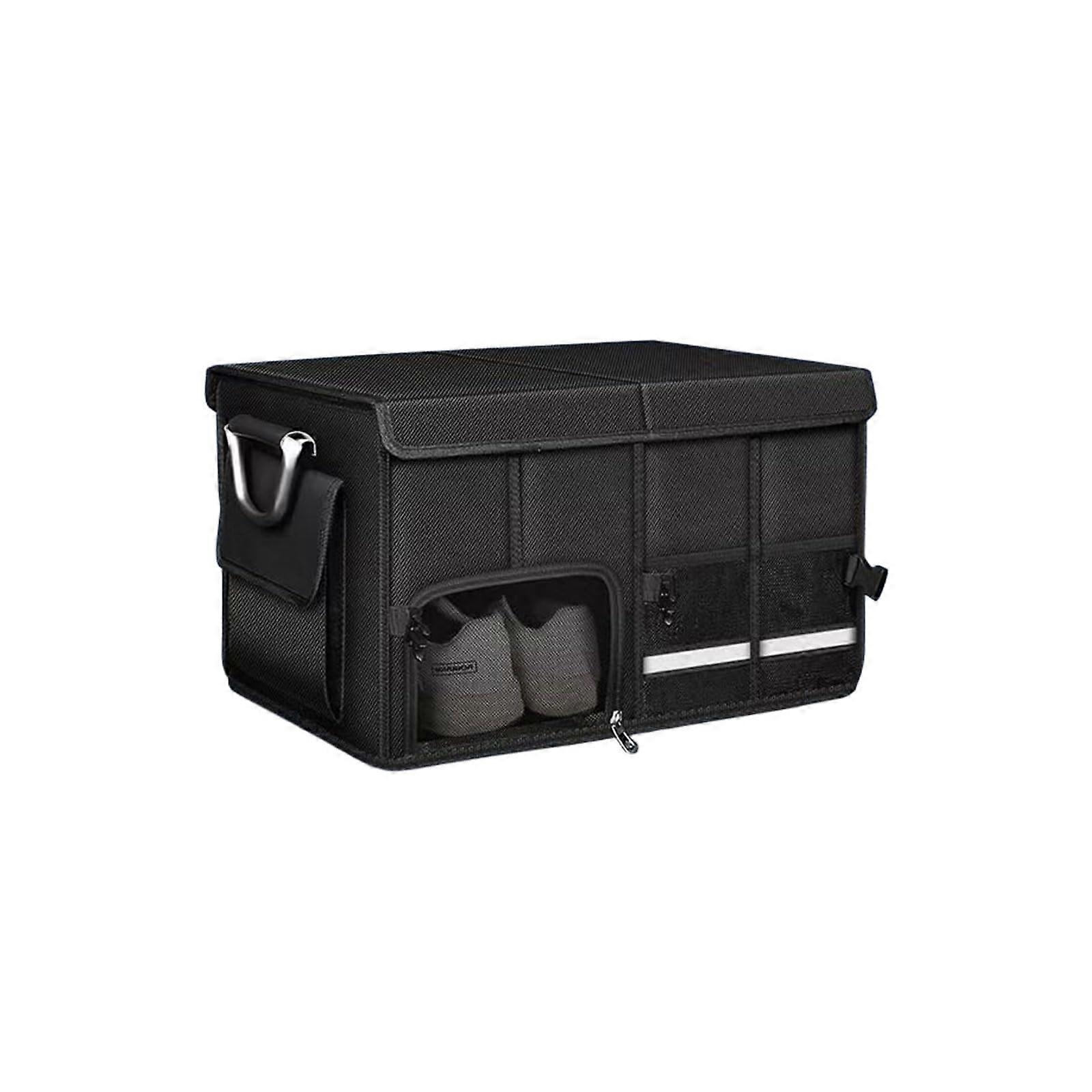 Car Boot Organizer for Mercedes Benz G Class G320 G350d G350 G400d, Waterproof Portable Boot Box, Foldable MultiFunctional Storage Box, 52L Normal.
