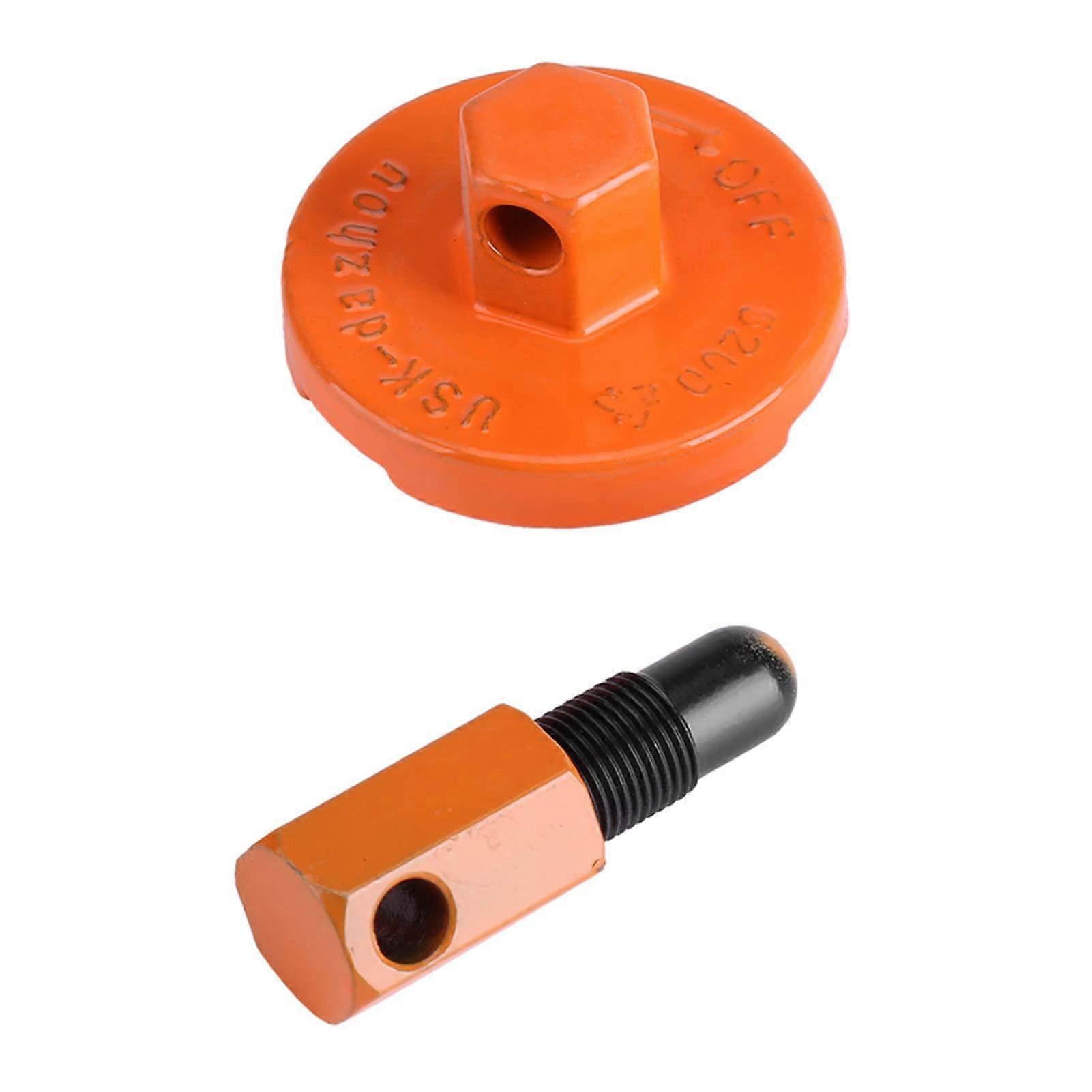 Universal Piston Stop Chainsaw Parts, Flywheel Disassembly Tool for 45CC-52CC Chainsaw, Compatible with Various Models
