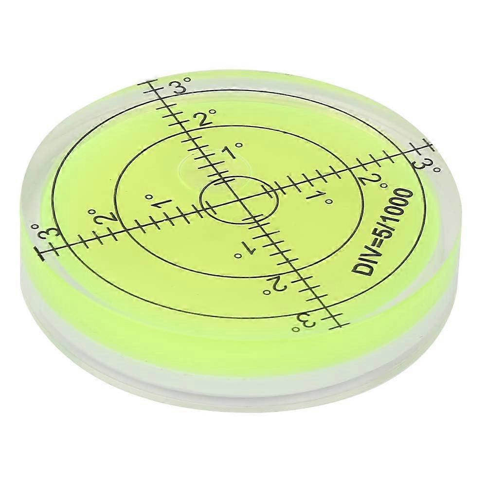 Dragonfly Round Spirit Level, 60 Mm Diameter, Measuring Tool With Scale, Camera Platform Compatible Spirit Level