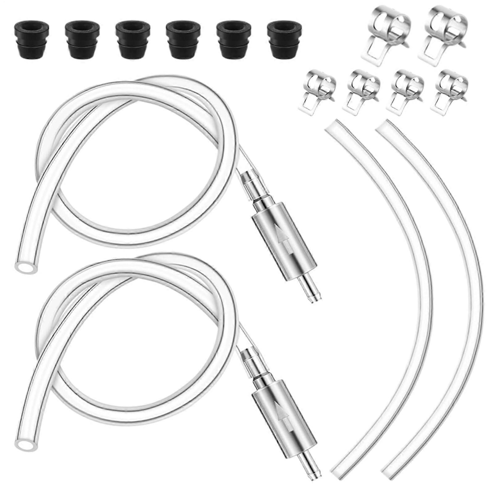Brake Bleed Hose For Motorcycle Clutch Bleed Tool With Check Valve Wear-Resistant For Hydraulic Systems