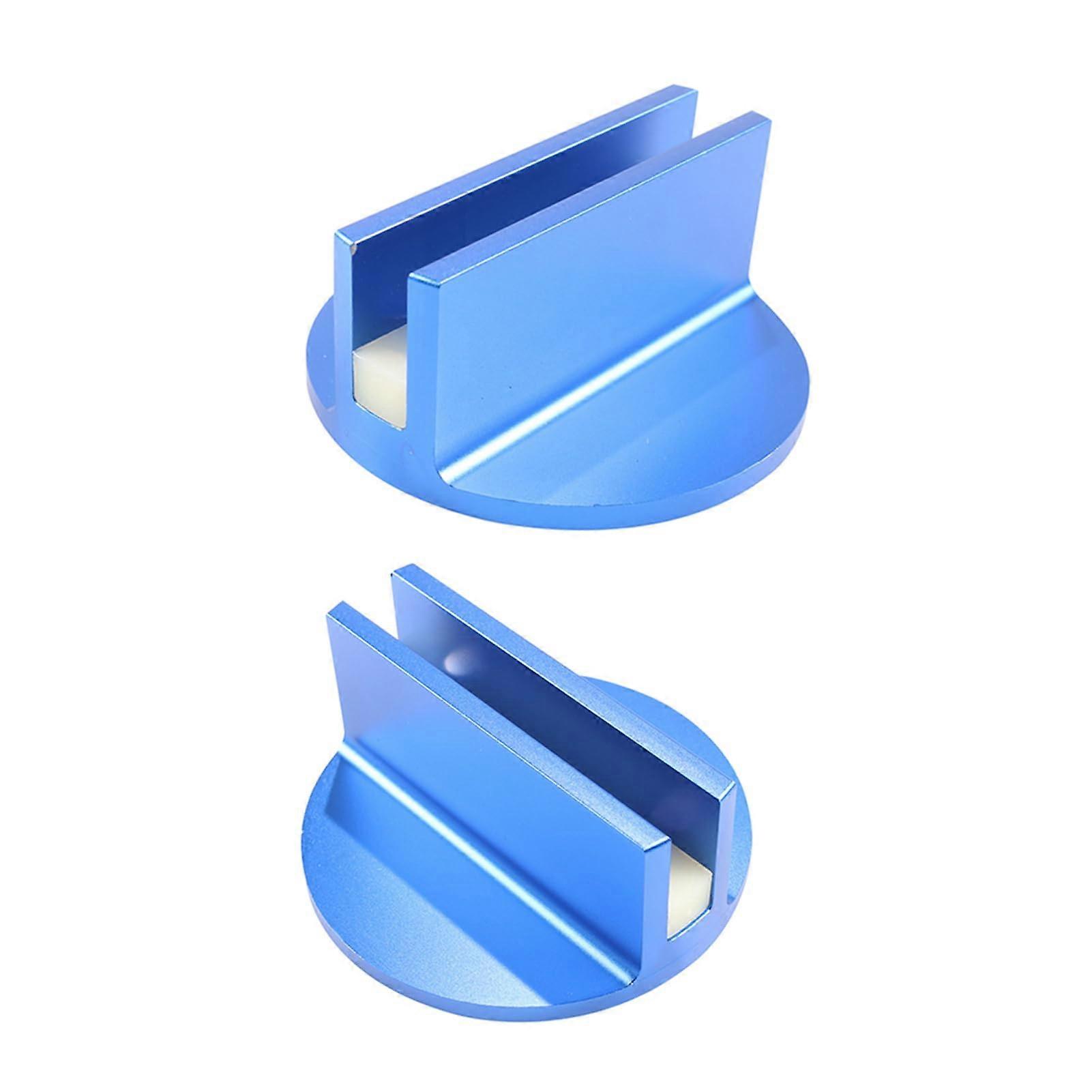 Magnetic Jacks Pad 2pcs Universal Aluminum Slotted Adapter for Pinch Weld Jacks Compatible with Most Vehicles