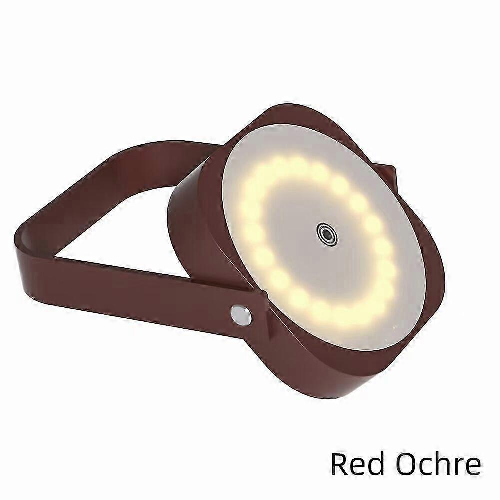 Folding Night Light Creative Small Table Lamp Rotating Metal Wall Lamp Simple USB Charging Outdoor Camping Decorative Table Lamp