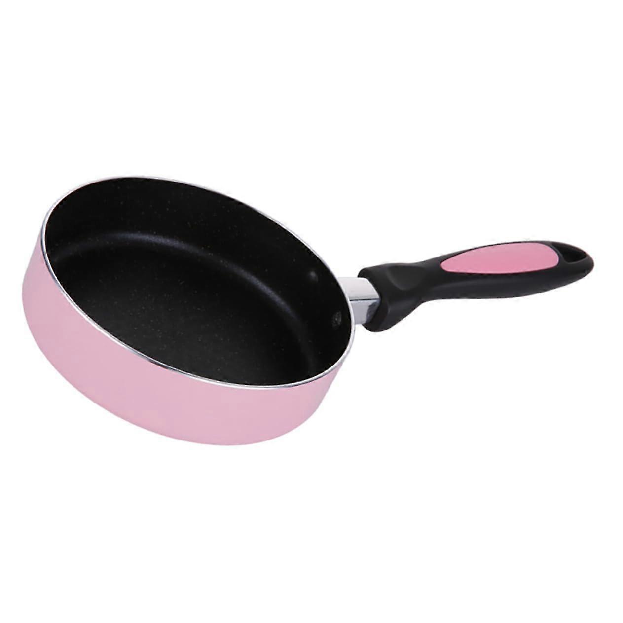 Mini Pink Frying Pan NonStick Pan Induction Hob Compatibility for Eggs Pancakes
