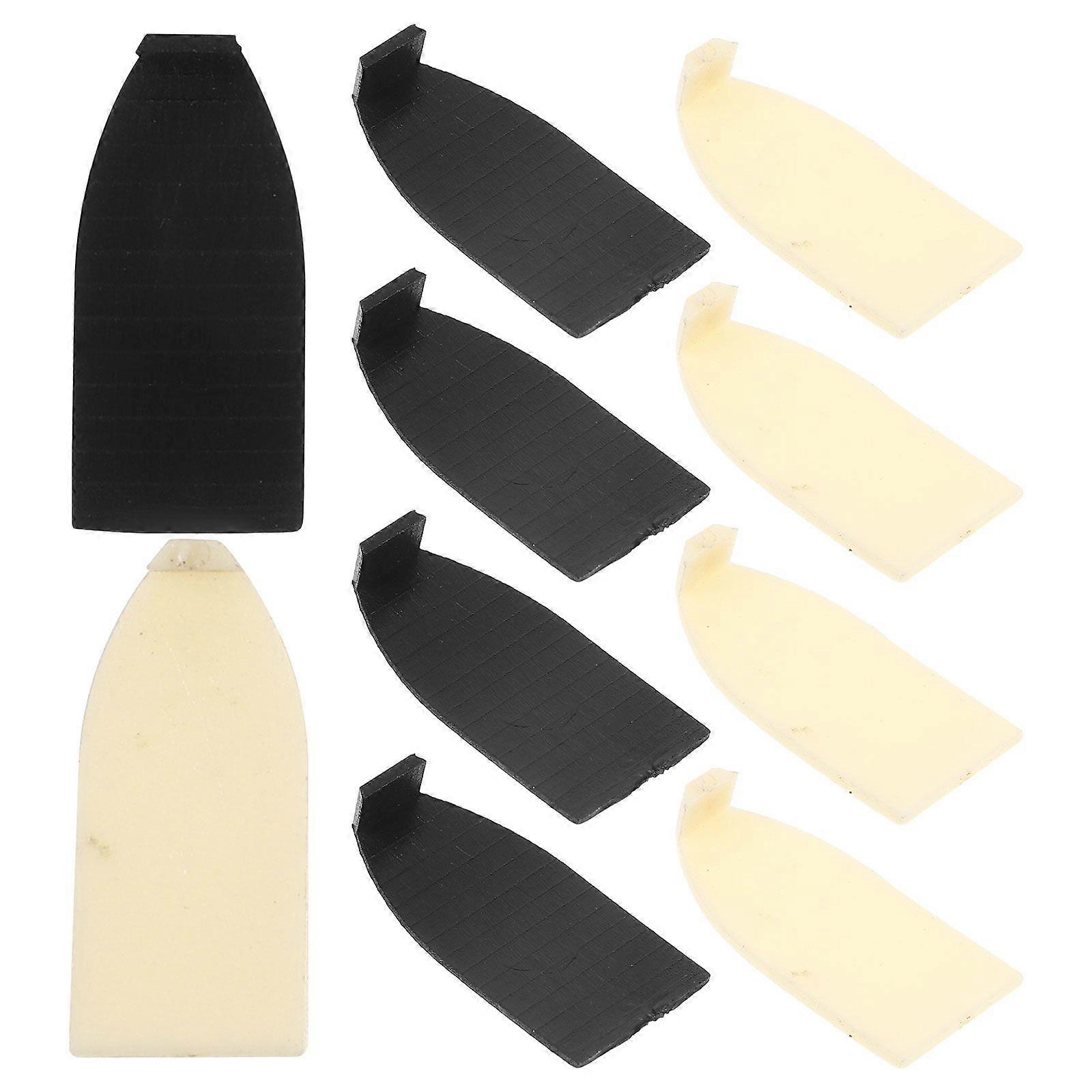 10 قطع الكمان القوس نصائح البلاستيك القوس نصائح الكمان القوس إصلاح أجزاء اكسسوارات الكمان