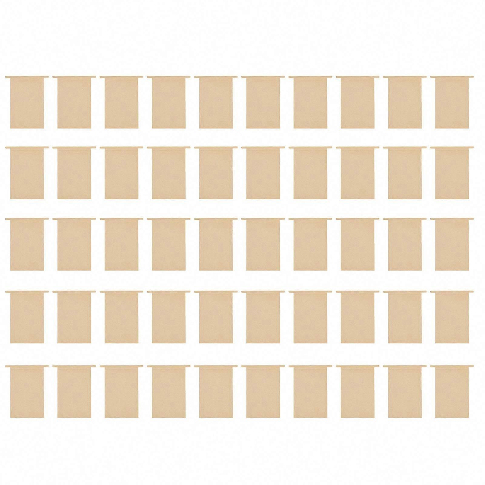 50 Pcs Kraft File Folders - Secure Document Organizers for Home, School & Office