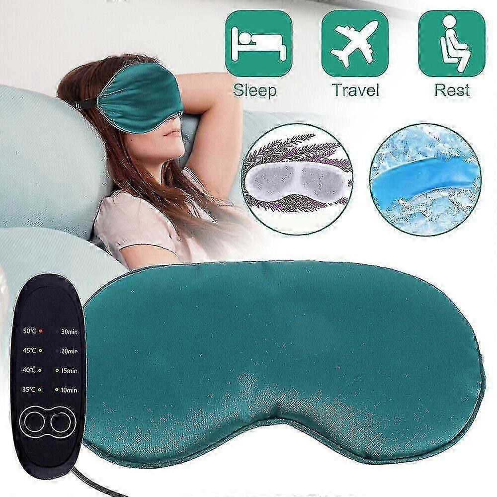 Silk Heated Eye Mask Hot Steam Eye Compress Usb Sleeping Eye Pad For Blepharitisnda_FC10