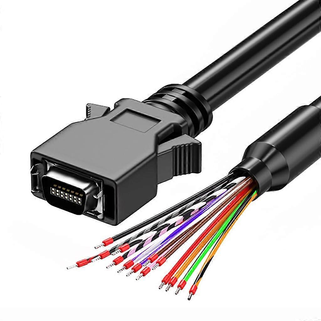 SCSI Data Transfer Cord Single Head with Terminals for Industrial Equipment CN14P CN20P CN26P CN36P CN50P Connectors Ref: 2891