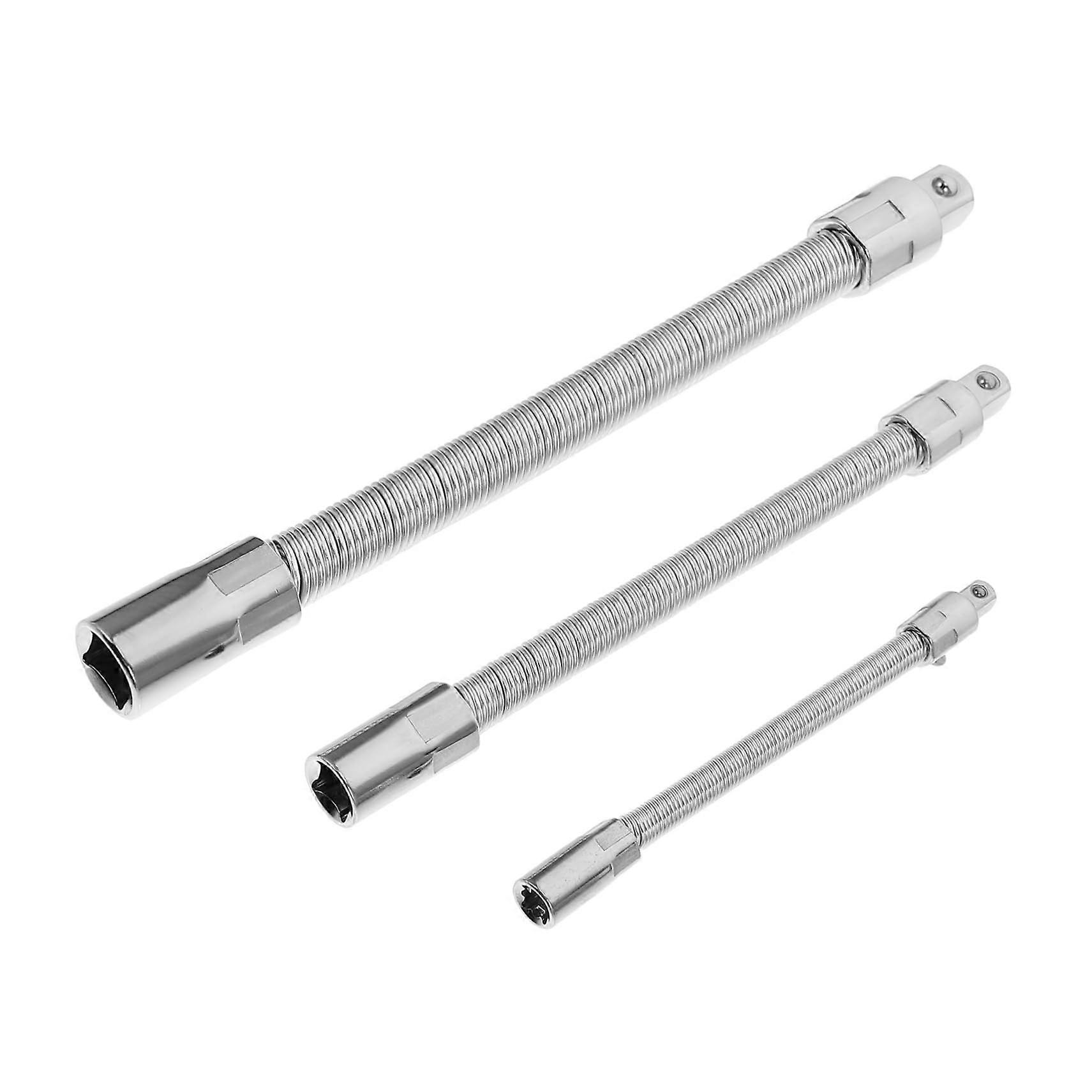 Flexible Socket Extension Tool, 3Piece, Grade Steel Wrench Adapters For Drill, MultiPlug Extension Sockets