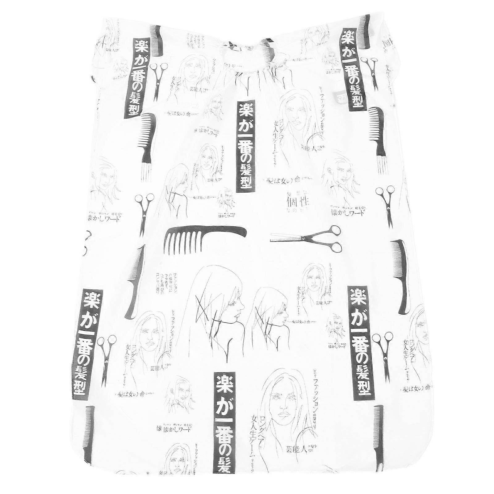 Cape de barbier créative pour salon de coiffure