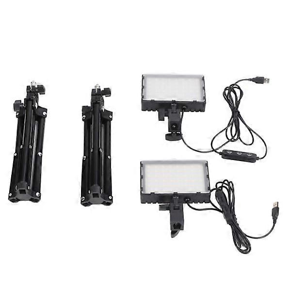 LED Fill Light Dimmable 6000K USB LED Video Light with Adjustable Tripod for Conference Call Streaming Video Photography