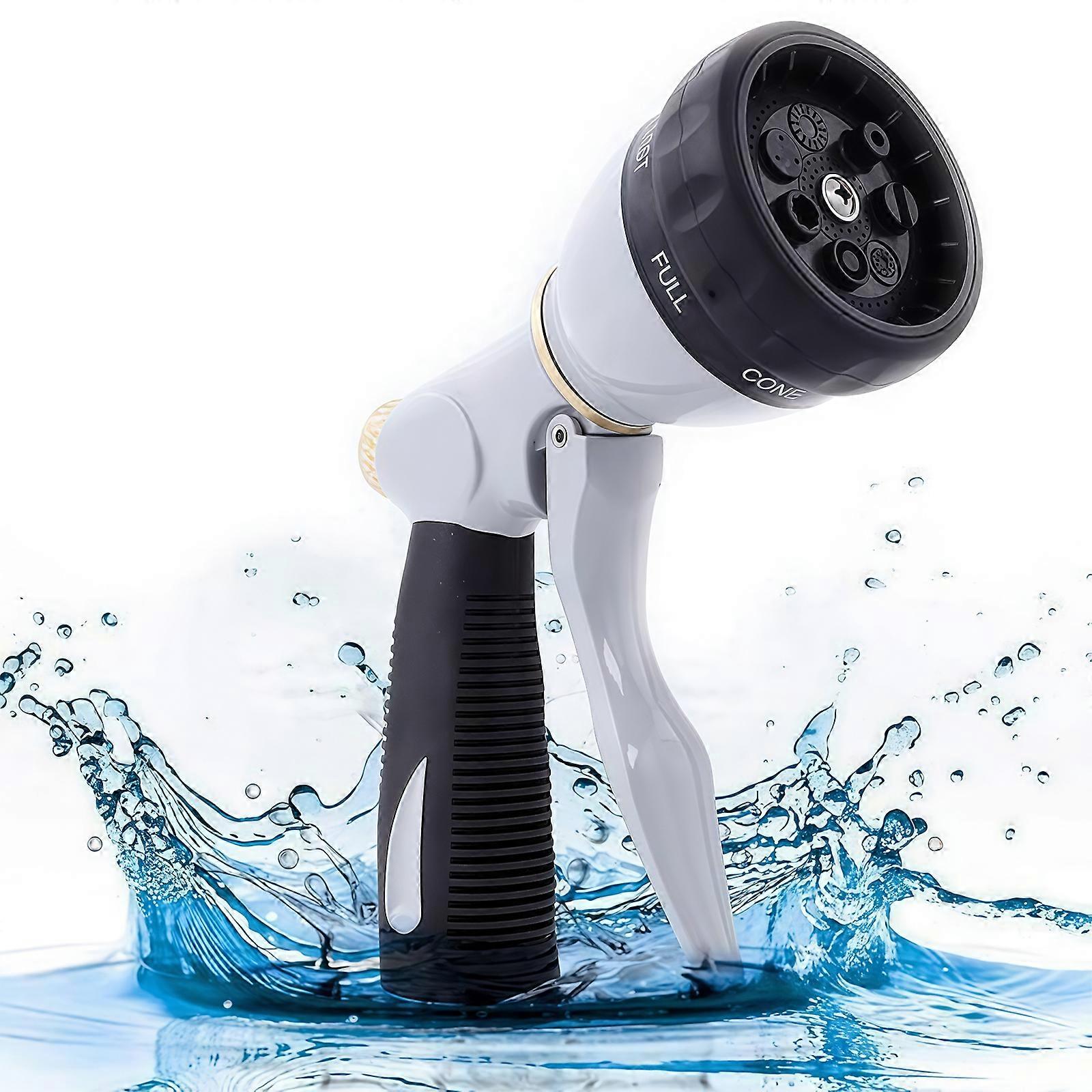 High Pressure Copper Sprayed Nozzle With 5 Adjustable Patterns For Efficient Garden Maintenance Home Outdoor Application Multicolor