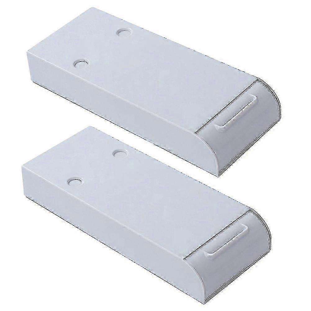 2pcs Hidden Desk Bm Stora Box Under Desk Pen Box Invisible Er Type Statary Container Sundries Izer (grey)