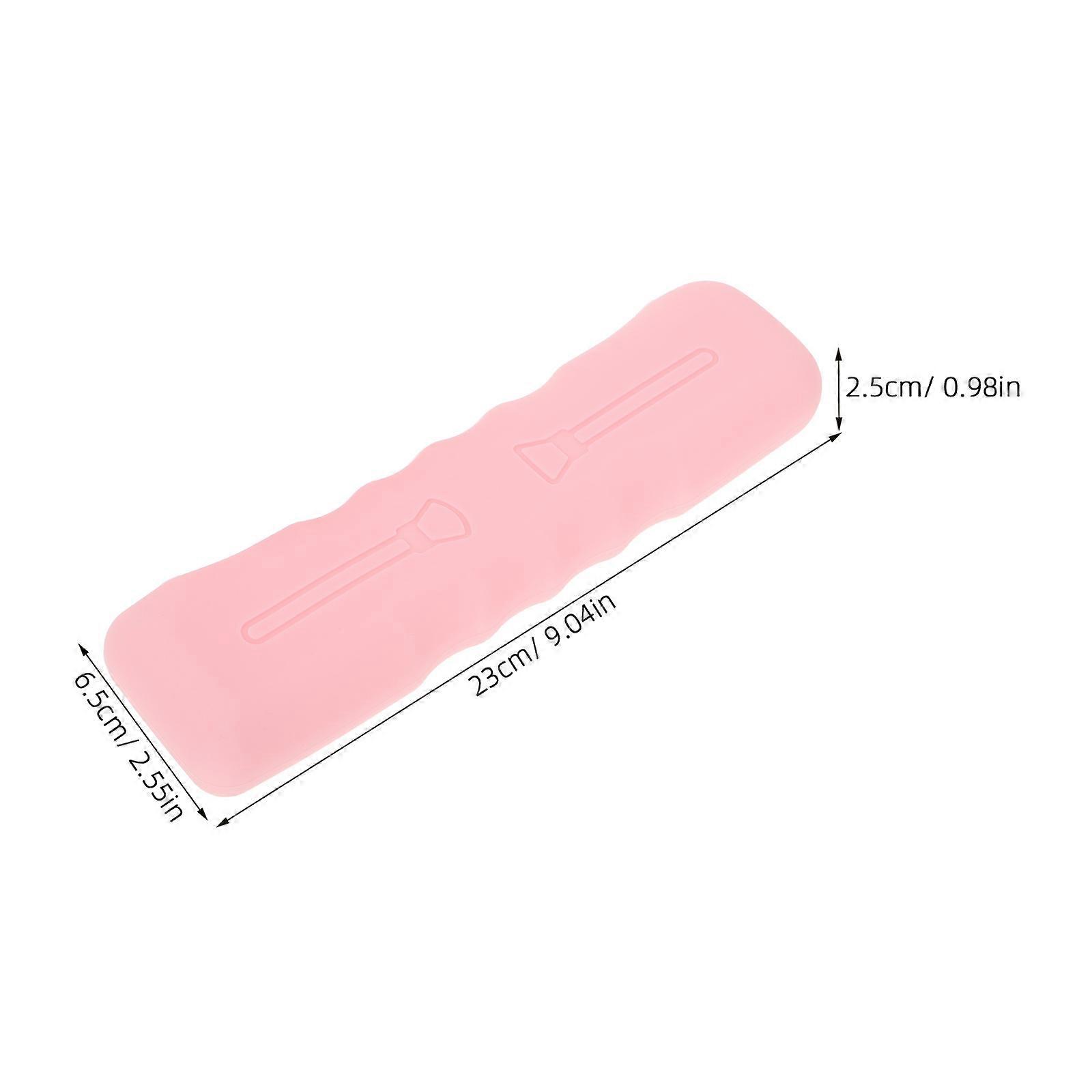 Silicone Makeup Brush Holder Portable Travel Case with Magnetic Closure Pink Multifunctional Storage Solution