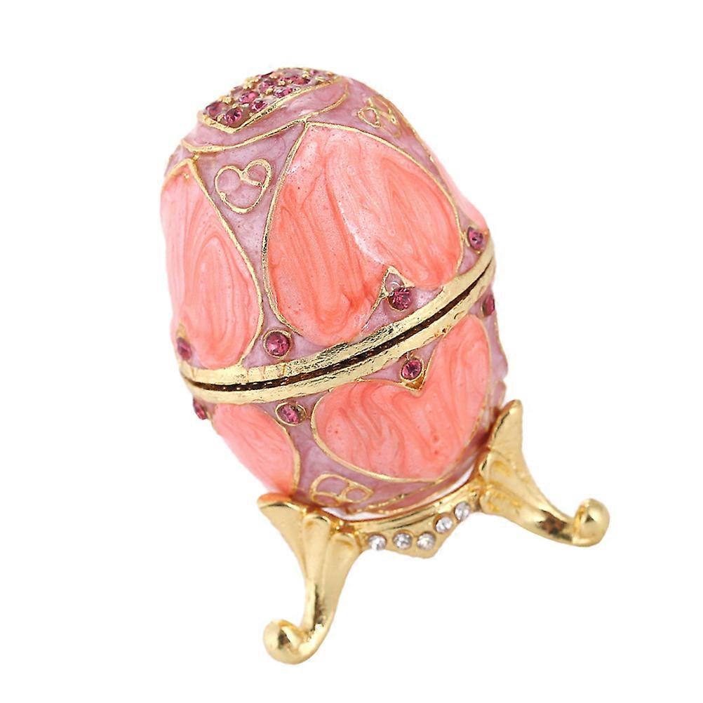 Elegant Zinc Alloy Jewelry Box for Women Multi Color Durable and Practical Small Size