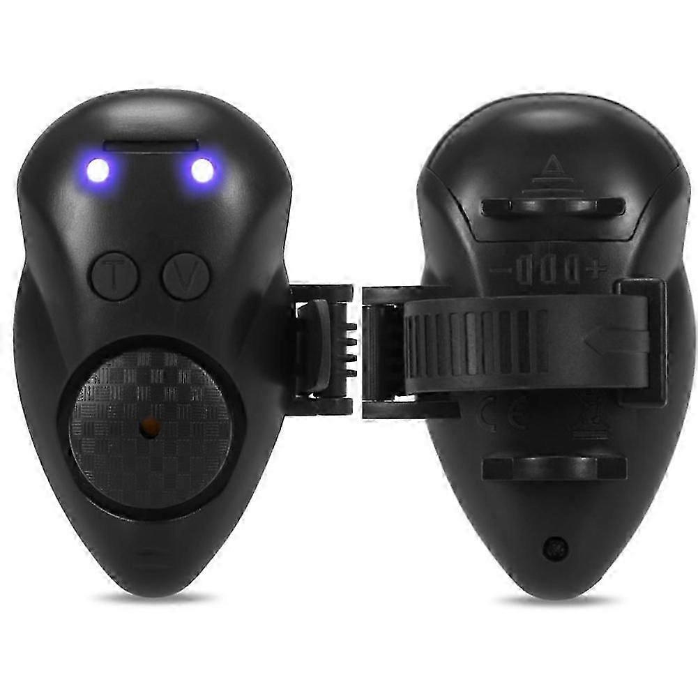 Fishing Bite Alarm Casting Sea Rod Carp Fish Night Fishing LED Flash Light Bite Indicator Vibration Alert Sound Alarm