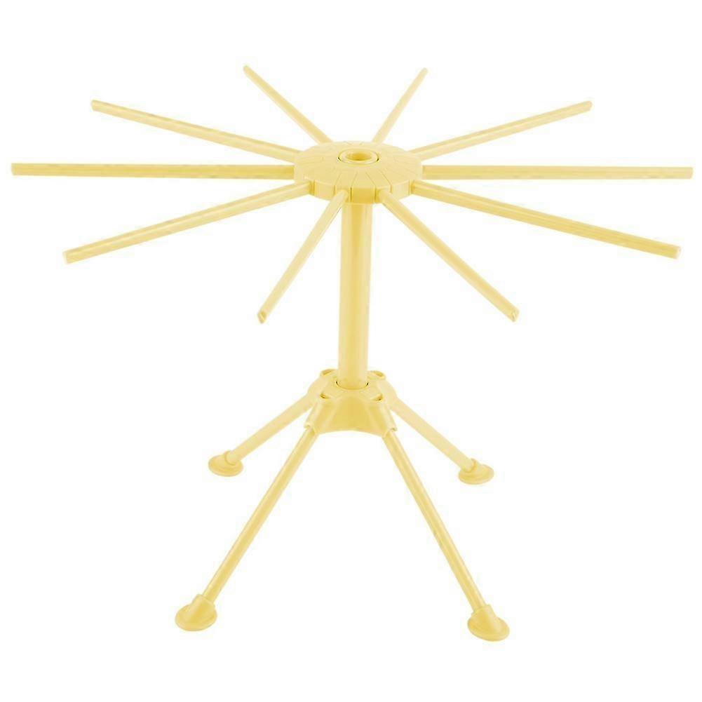 2025 Noodles drying rack Pasta drying rack Vertical dryer Foldable kitchen tools (Yellow)