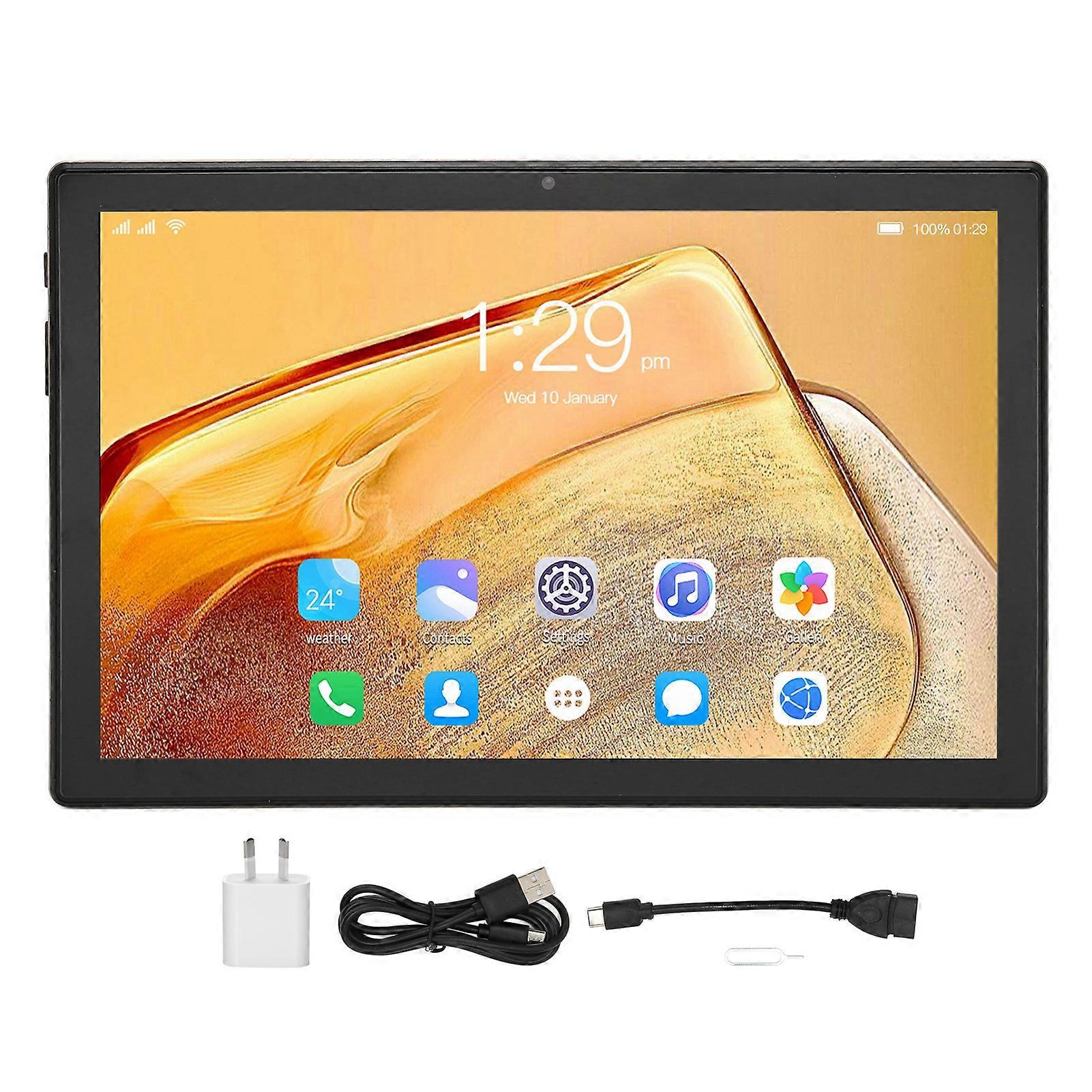 10 Inch Tablet 6GB RAM 256GB Storage Octa Core Dual SIM 4G WiFi IPS Display Android 11