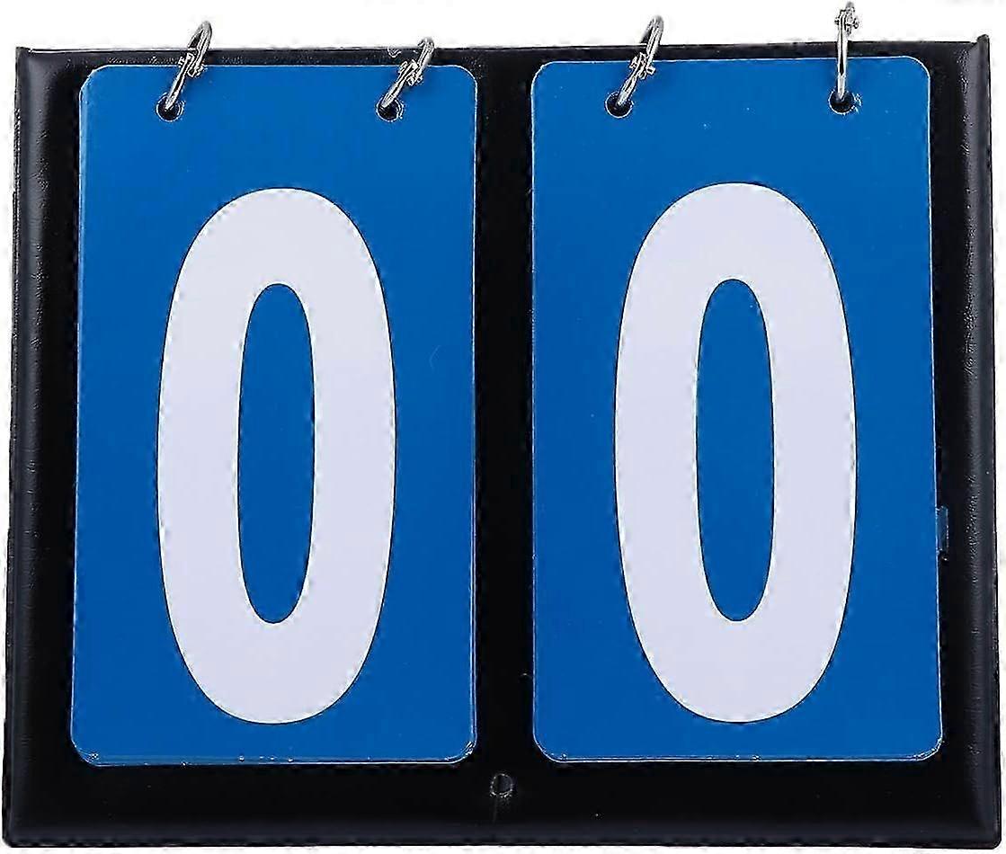 Score Flipper Basketball Score Keeper Table Top Scoreboard Portable 2-Digit Scoreboard for Sports Match Daily Use Outdoor Outside