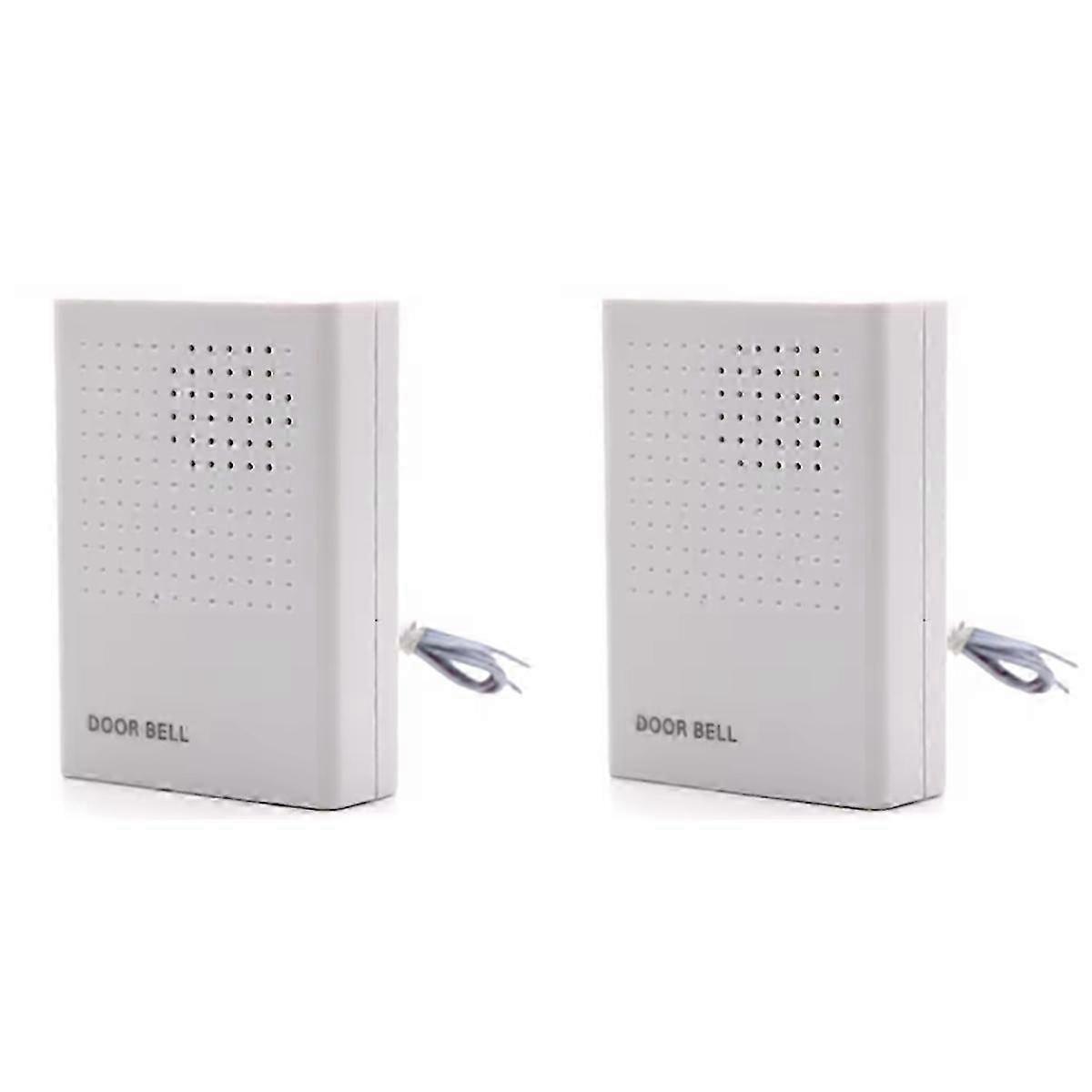 Wired Access Control Doorbell with 12V Match & Music Function - No Battery Required for Modern Homes
