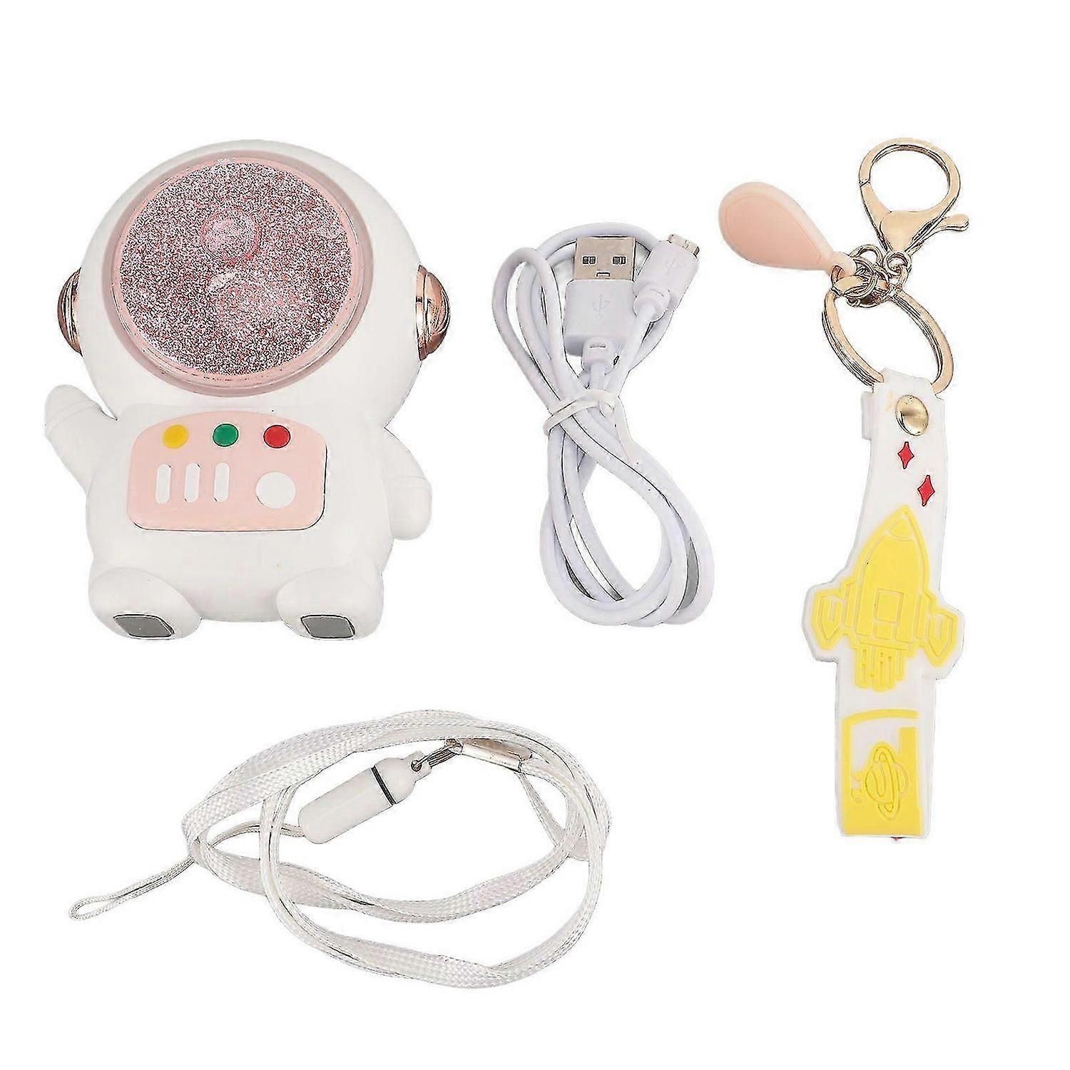 2025 Latest Model Astronaut Portable Fan Mini USB Charging Handheld Leafless P...