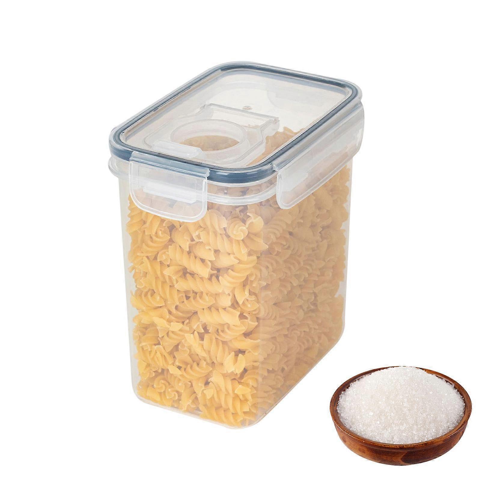 Cereal Containers Storage Airtight Kitchen Storage Container For Pantry Organization With Easy Lock Lids