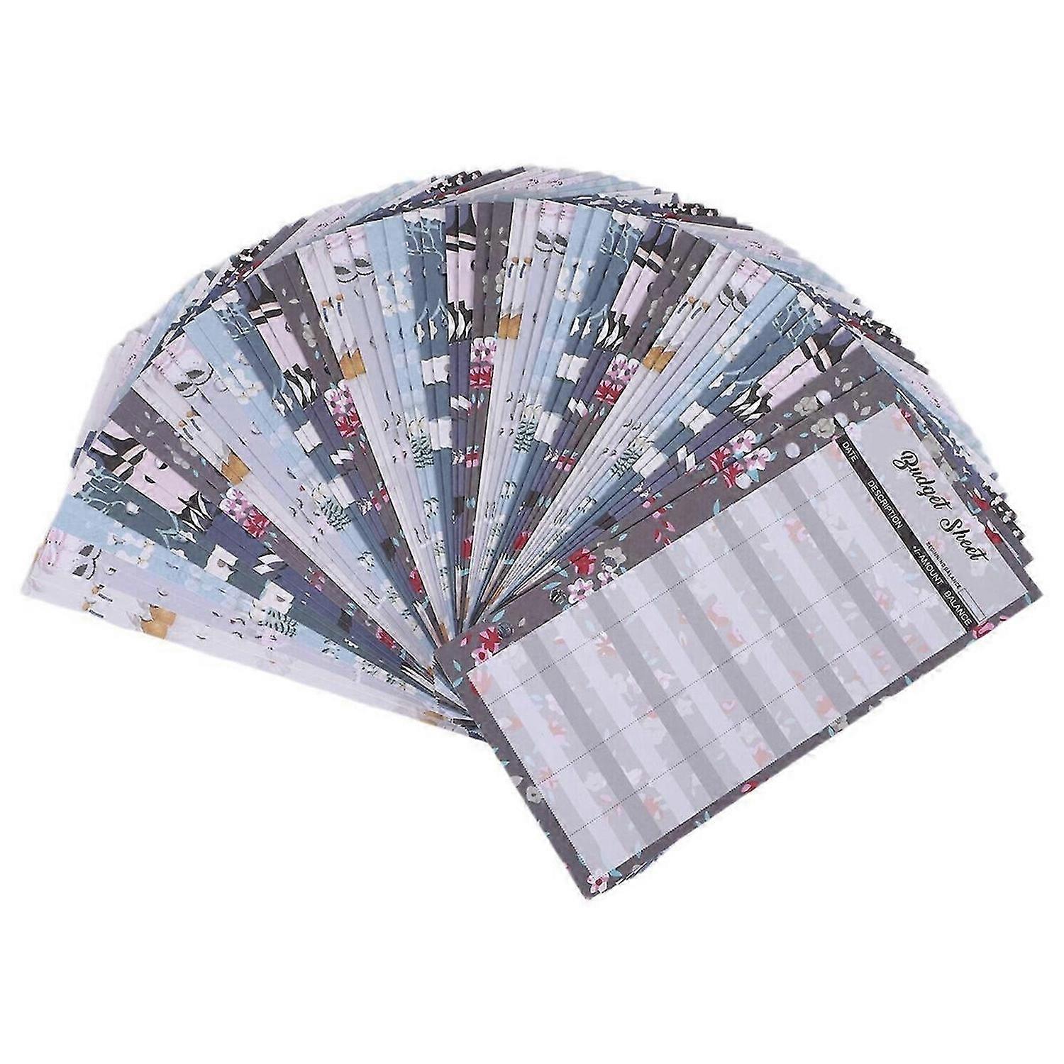 Budget Binder Sheets -60Pcs Expense Budget Organizer for Budgeting