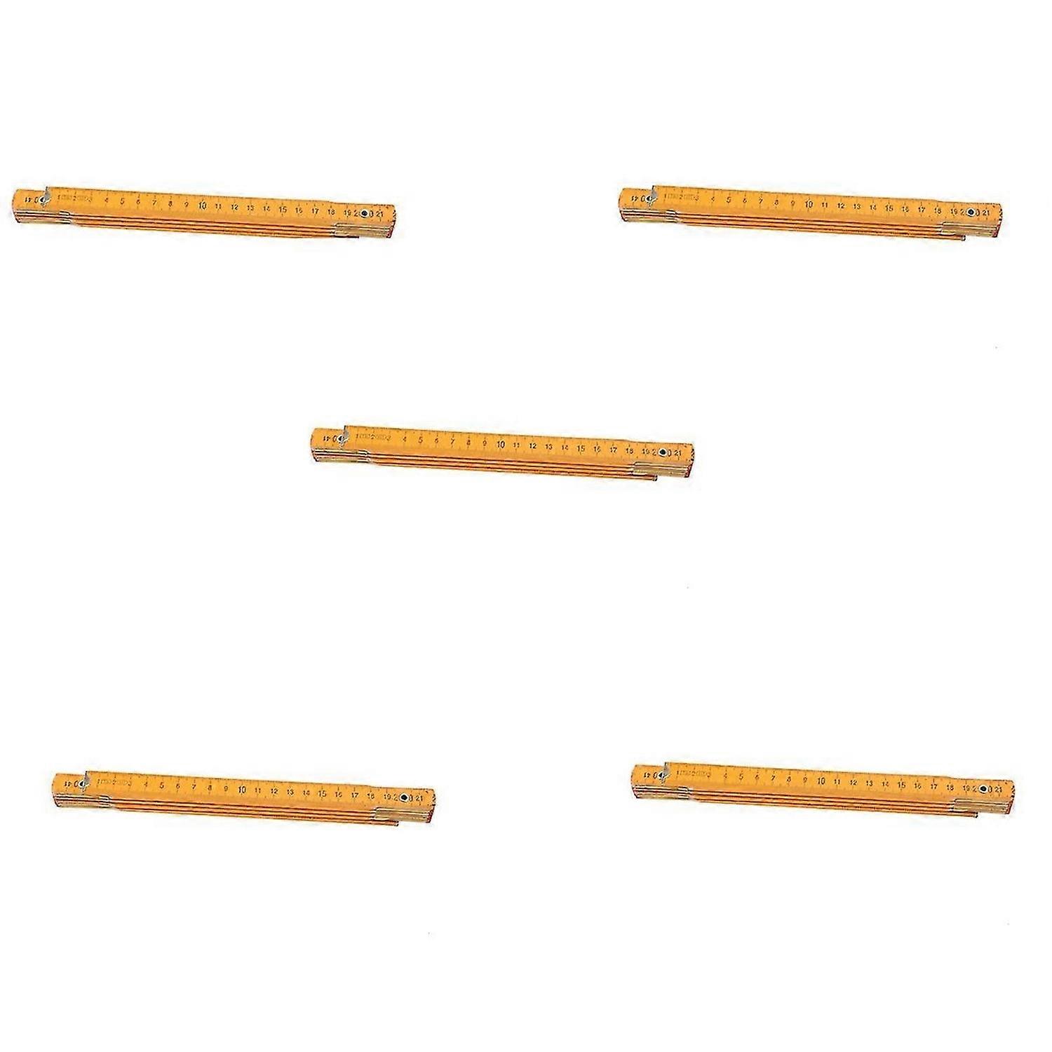 Portable Carpenter Wooden Folding Ruler 100cm/39inch