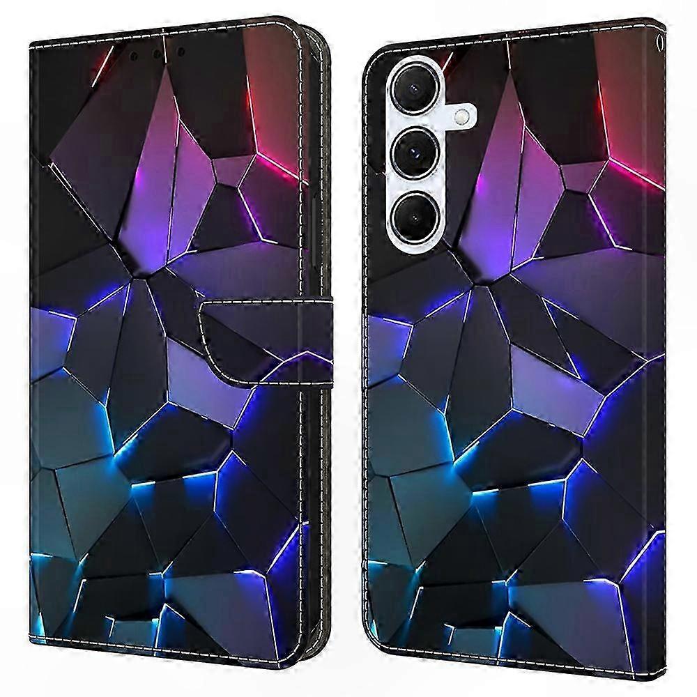 Pattern Printed Protective Case for 5G Phones, TPU+PU Leather Flip Cover