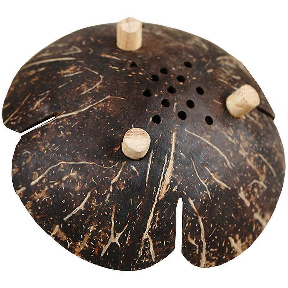Self-Draining Soap Dish Coconut Shell Soap Holder 2Pcs Bathroom Use