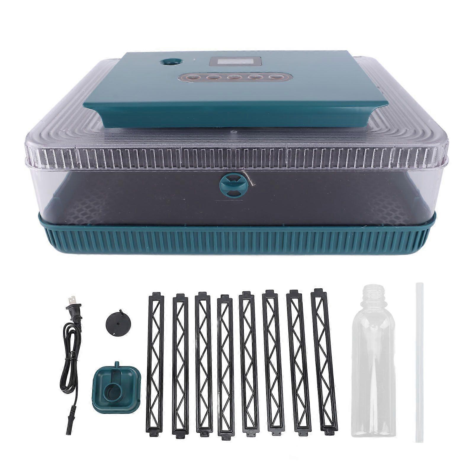 25 Egg Automatic Incubator Temperature Humidity Dual Display LED Egg Illumination Egg Turning Electric Eggs Poultry Hatcher for Chicken Ducks Quail US