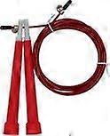 Steel Wire Skipping Adjustable Fitness Jump Rope, Length: 3m (Red)