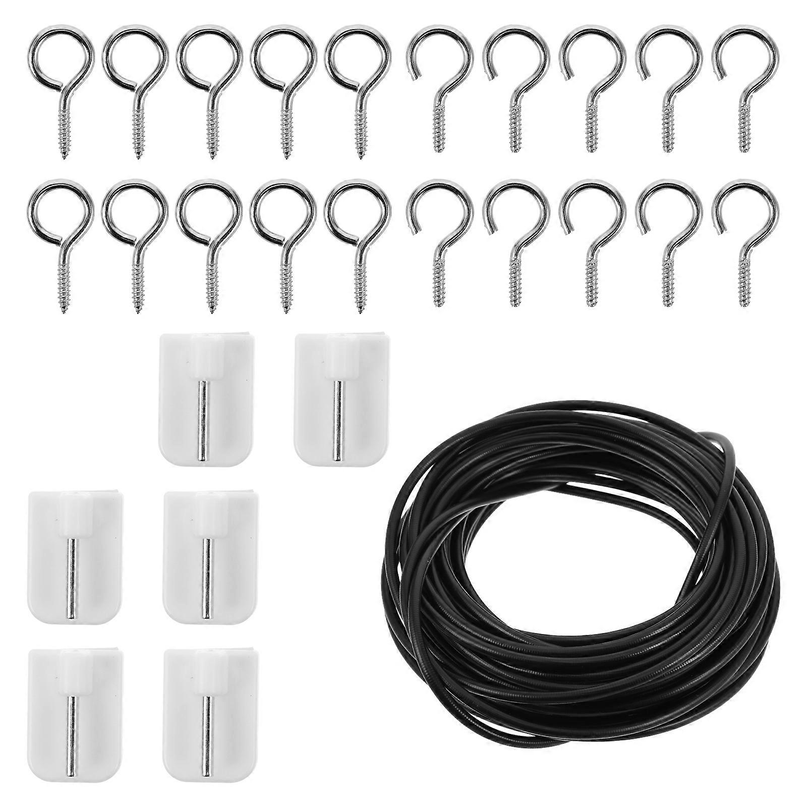 Curtain Wire Hanging Spring Wire for Easy Installation 1Set