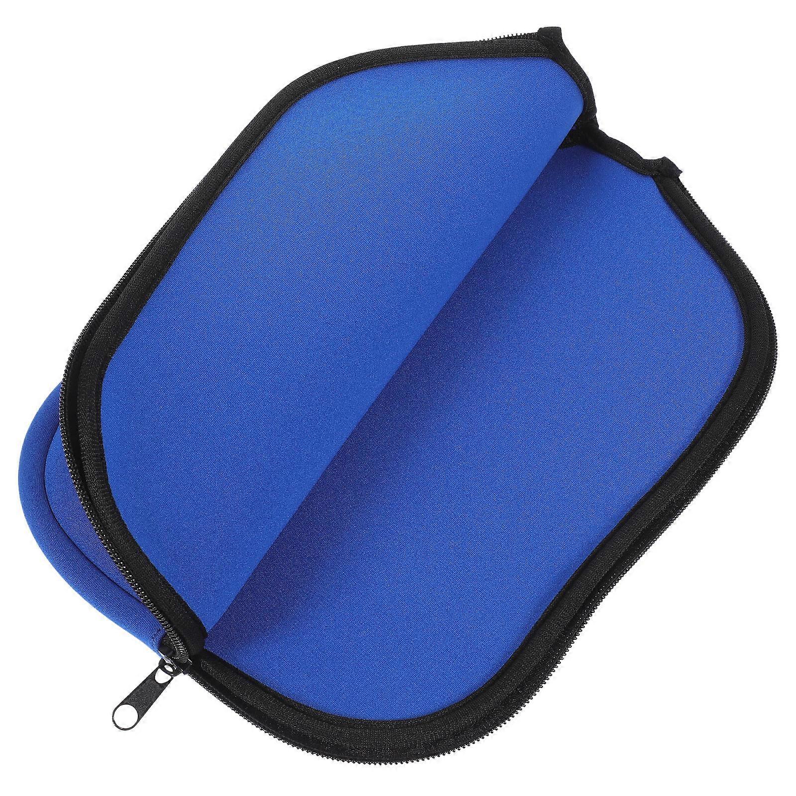 Protective Table Tennis Paddle Case Storage Solution For Sports Enthusiasts In Blue With Simple Shape 1Pcs