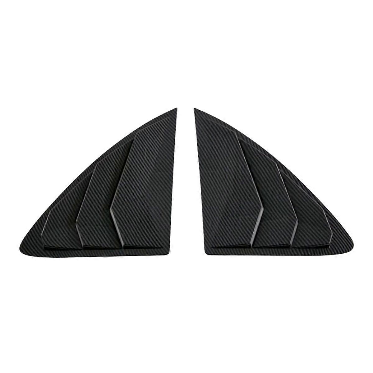 Rear Side Window Louvers for E Class ABS Carbon Fiber