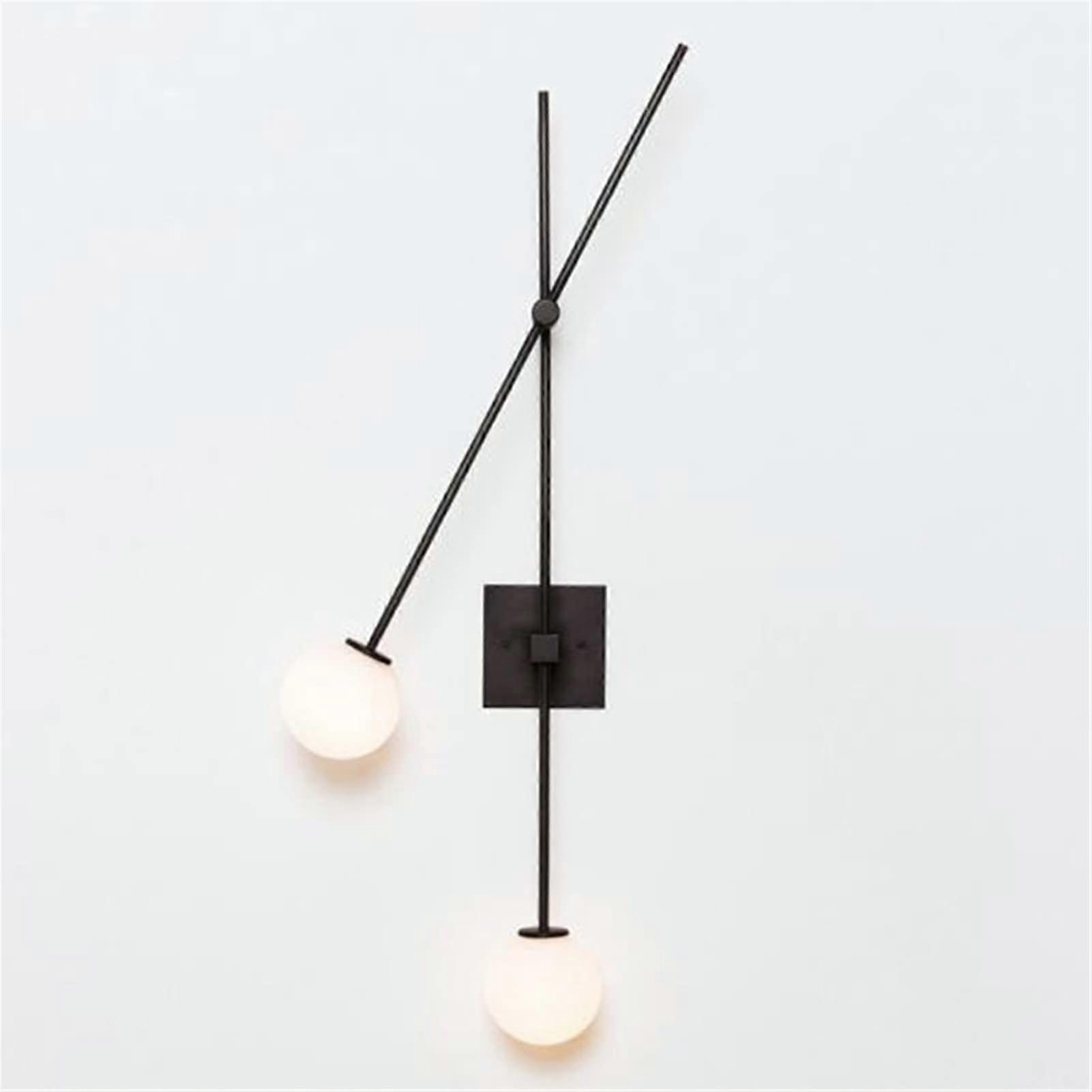 LED Wall Lamp Rotatable Head Geometric Line Modern Wall Sconce For Living Room Kitchen Bathroom Warm Light
