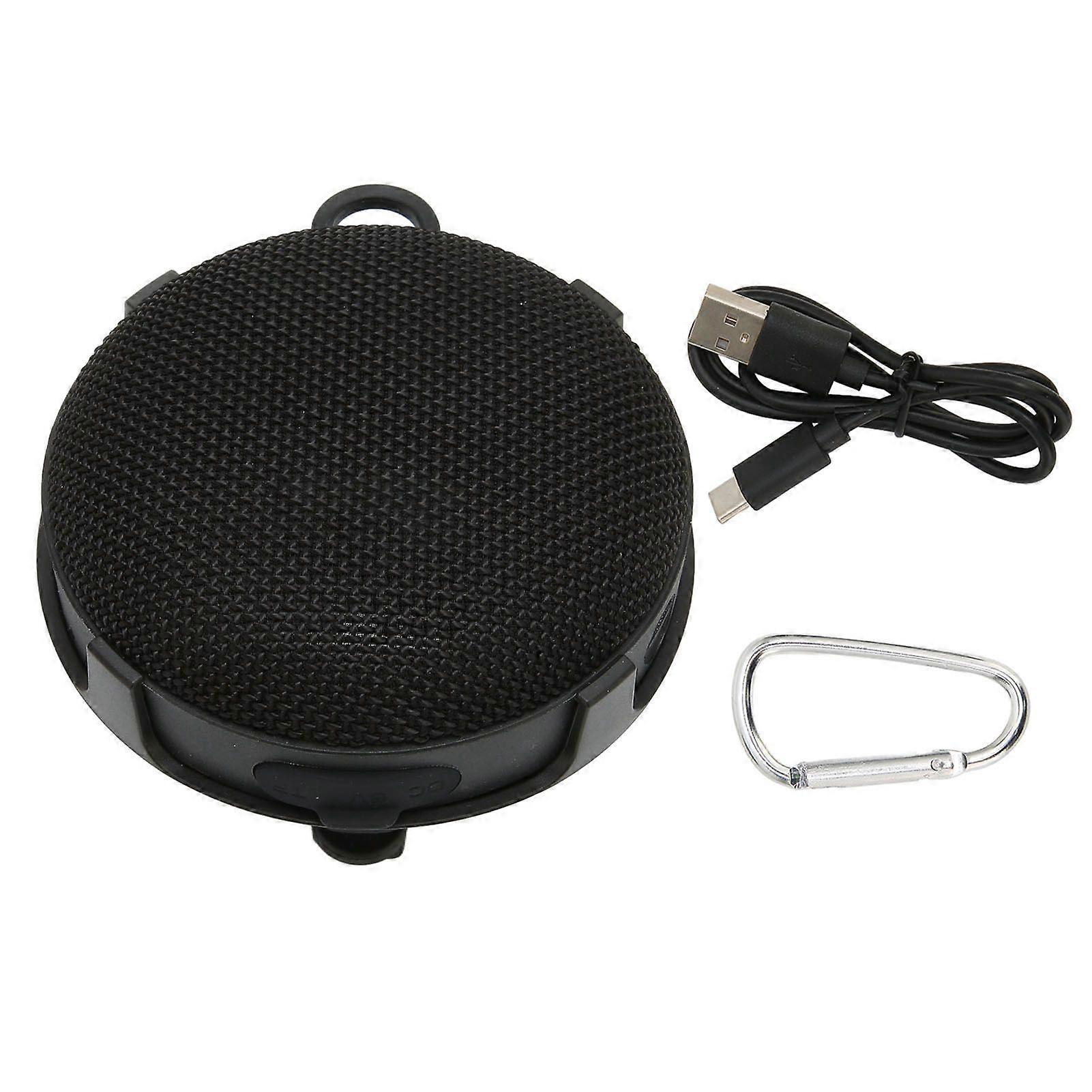 Cycling Bluetooth Speaker IP67 Waterproof Support Memory Card 5V 1A Portable Speaker with Car Mount for Outdoor Black with Bike Stand
