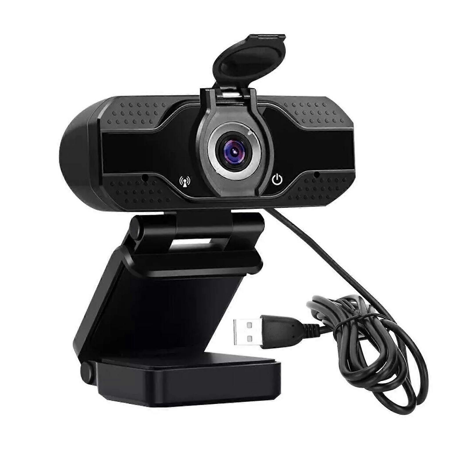 HD Webcam For PC Laptop Crystal Clear Video Auto-installation Multi-angle Tripod Webcam Full Hd