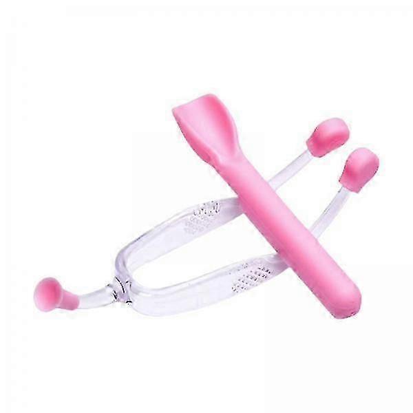 2xContact Lens Remover Inserter Suction Cup Device RGP with Carrying Case Pink