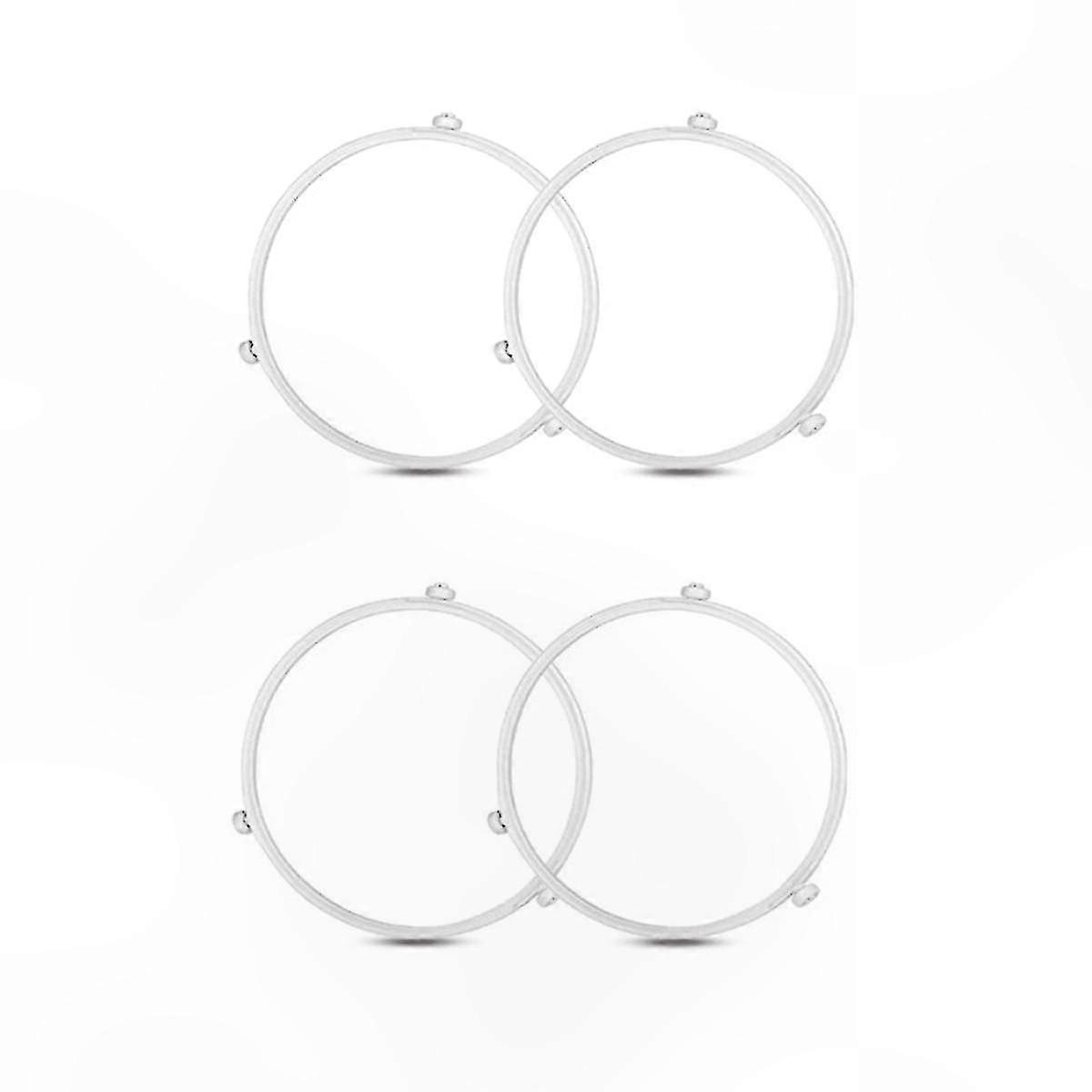 4-Pack Rotating Turntable Rings for Plate Covers