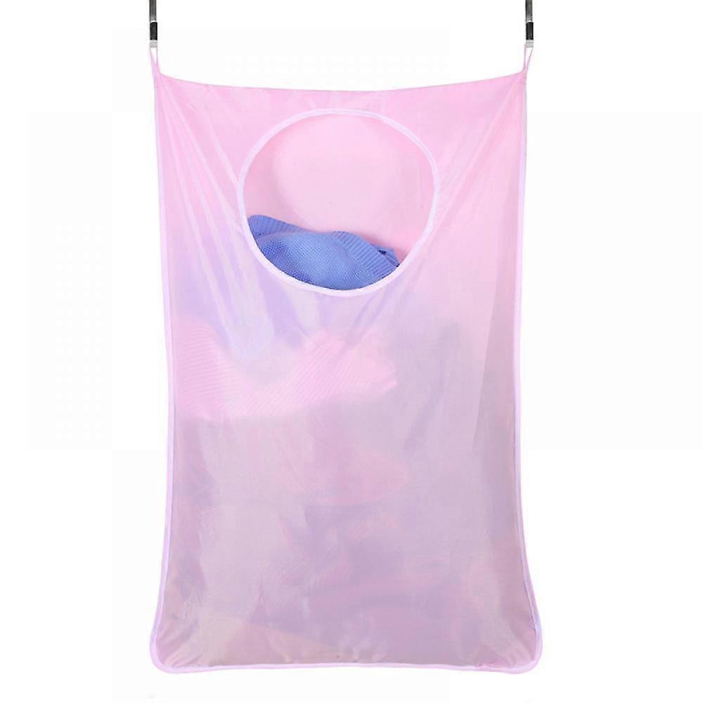 Hanging Laundry Hamper Bag with Over Door Hooks, Best Choice for Holding Dirty Clothes and Saving Space, Hanging Laundry Bag