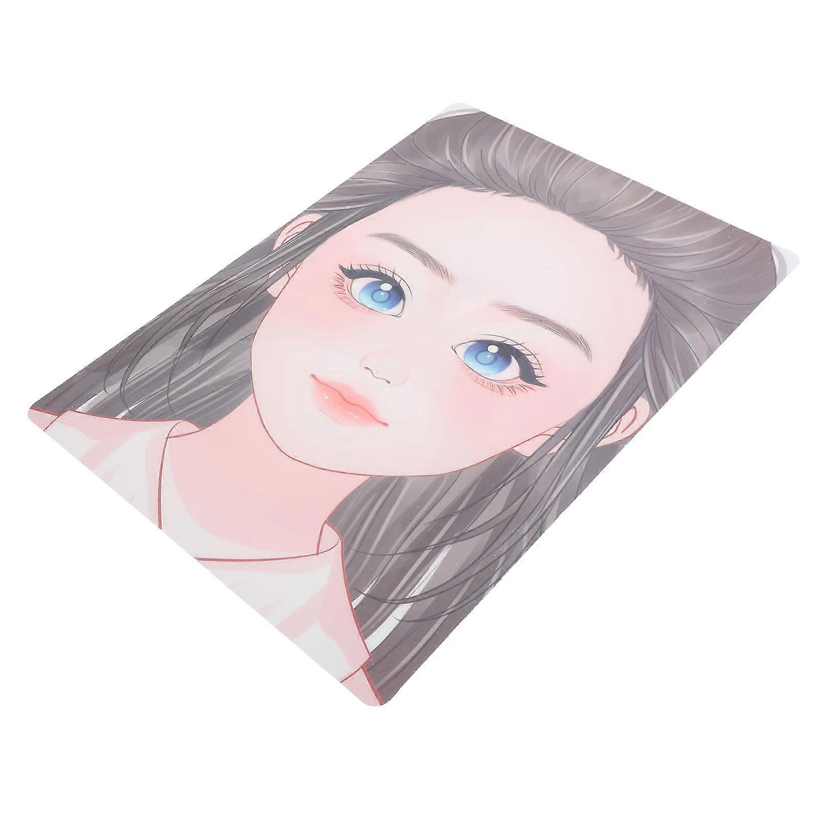 Face Painting Practice Board for Skill Development Sturdy Multi Color Pet